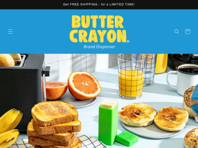 Butter Crayon® website screenshot