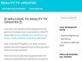 'realitytvupdates.com' screenshot