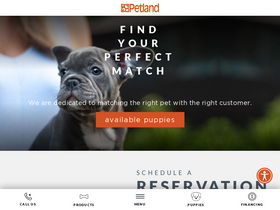 'petlandflorida.com' screenshot