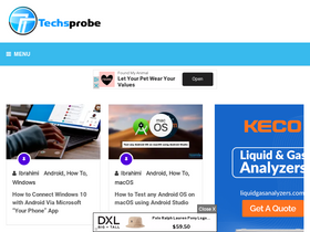 'techsprobe.com' screenshot