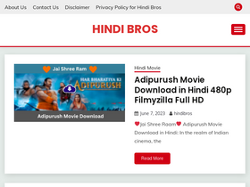 'hindibros.com' screenshot