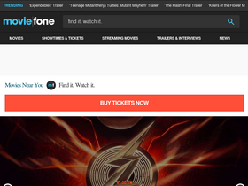 'moviefone.com' screenshot