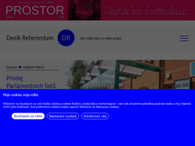 'denikreferendum.cz' screenshot