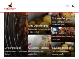 'slowcookingperfected.com' screenshot