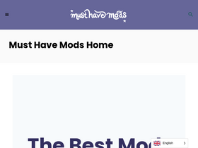 'musthavemods.com' screenshot