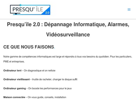 'depannageinformatique.org' screenshot