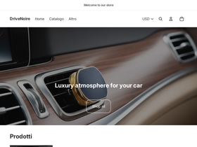 Drive Noire homepage screenshot