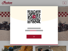 'indianmotorcycle.cn' screenshot