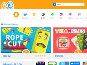 'newgames.com' screenshot
