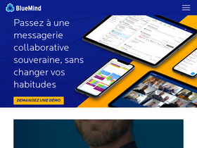 'bluemind.net' screenshot