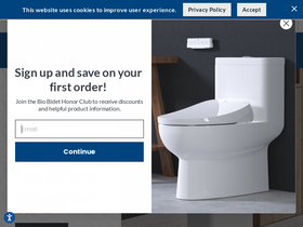 'biobidet.com' screenshot