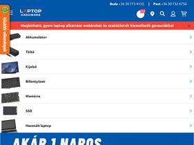 'laptophardware.hu' screenshot