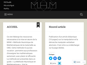 'methodeheuristique.com' screenshot