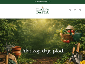 zlatnabasta.com homepage screenshot