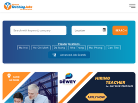 'vietnamteachingjobs.com' screenshot