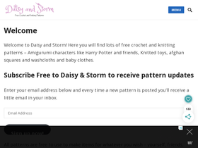 'daisyandstorm.com' screenshot