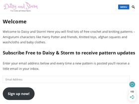 'daisyandstorm.com' screenshot