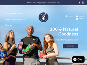 aznut.com homepage screenshot