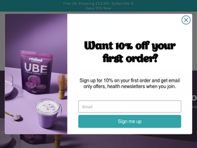 Revibedrinks homepage screenshot