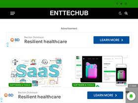 'enttechub.com' screenshot