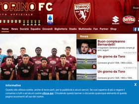 'torinofc.it' screenshot