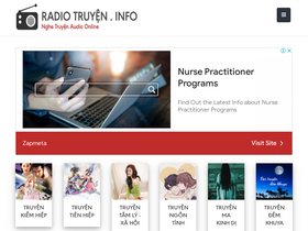 'radiotruyen.info' screenshot