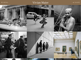 'vivianmaier.com' screenshot