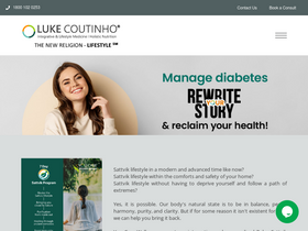 'lukecoutinho.com' screenshot