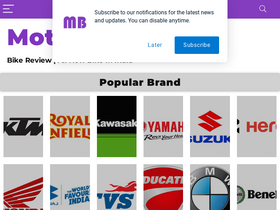 'motobike.in' screenshot