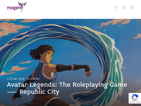 'magpiegames.com' screenshot