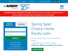 'amboybank.com' screenshot