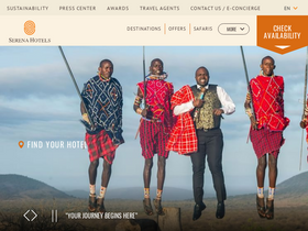 'serenahotels.com' screenshot