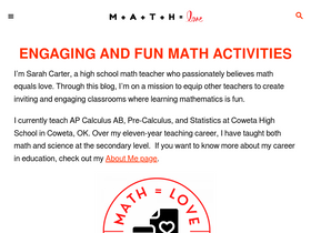 'mathequalslove.net' screenshot