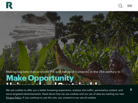 'rockefellerfoundation.org' screenshot