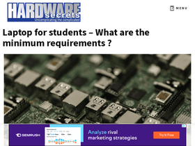 'hardwaresecrets.com' screenshot