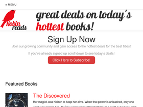 'robinreads.com' screenshot