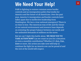 'fairus.org' screenshot