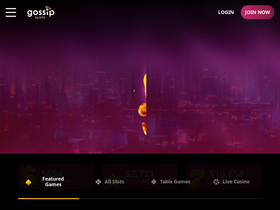 'gossipslots.eu' screenshot
