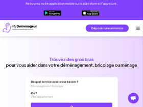 'mydemenageur.com' screenshot