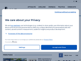 'irpinianews.it' screenshot
