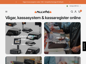 allvag.se homepage screenshot