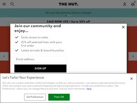 'thehut.com' screenshot