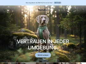 Hundsel homepage screenshot
