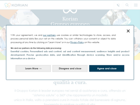 'korian.it' screenshot