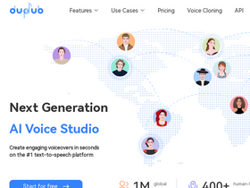 DupDub - Transform ideas into animated, voiced content with intuitive AI tools.