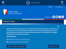 'interno.it' screenshot