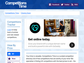 'competitions-time.co.uk' screenshot