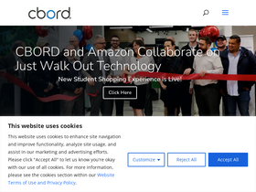 'cbord.com' screenshot