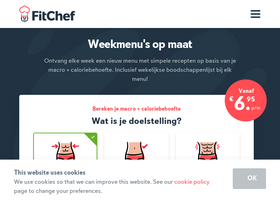 'fitchef.nl' screenshot
