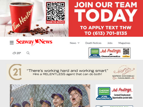 'cornwallseawaynews.com' screenshot